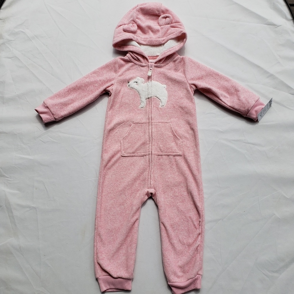 Girls Carters Bunting Size 18 Months Polar Bear